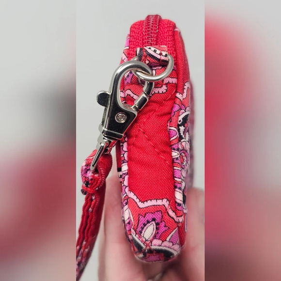 Vera Bradley Frankly Scarlet Zippered Wristlet Wallet - Picture 5 of 13